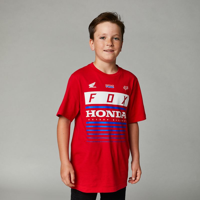 FOX Polera Lifestyle Niño Honda Rojo - Rideshop