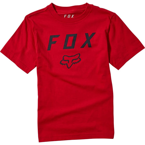 FOX Polera Lifestyle Niño Legacy Moth Tee Rojo - Rideshop