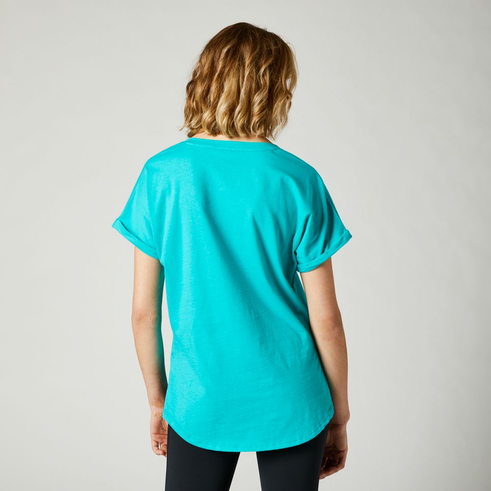 FOX Polera Lifestyle Mujer Boundary Celeste - Rideshop