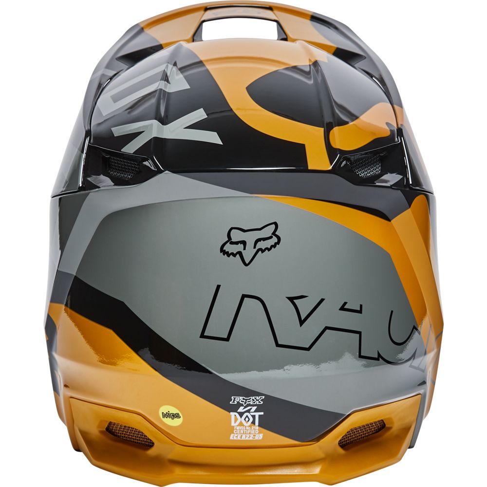 FOX Casco Moto V1 Skew Negro - Rideshop