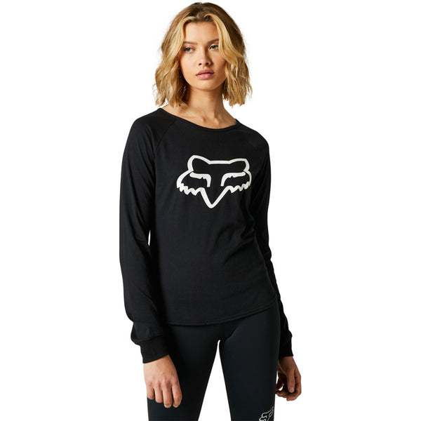 FOX Polera Lifestyle Mujer Boundary Manga Larga Negro - Rideshop