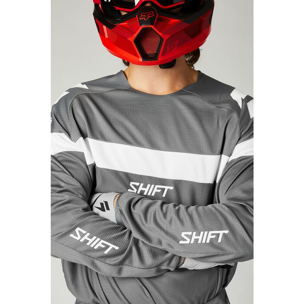 Shift Polera Moto White Label Void Gris - Rideshop