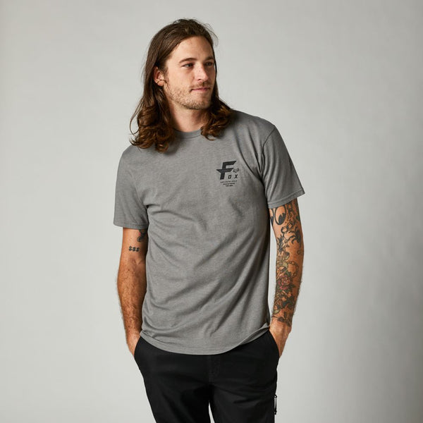 FOX Polera Lifestyle Premium Big F Gris - Rideshop