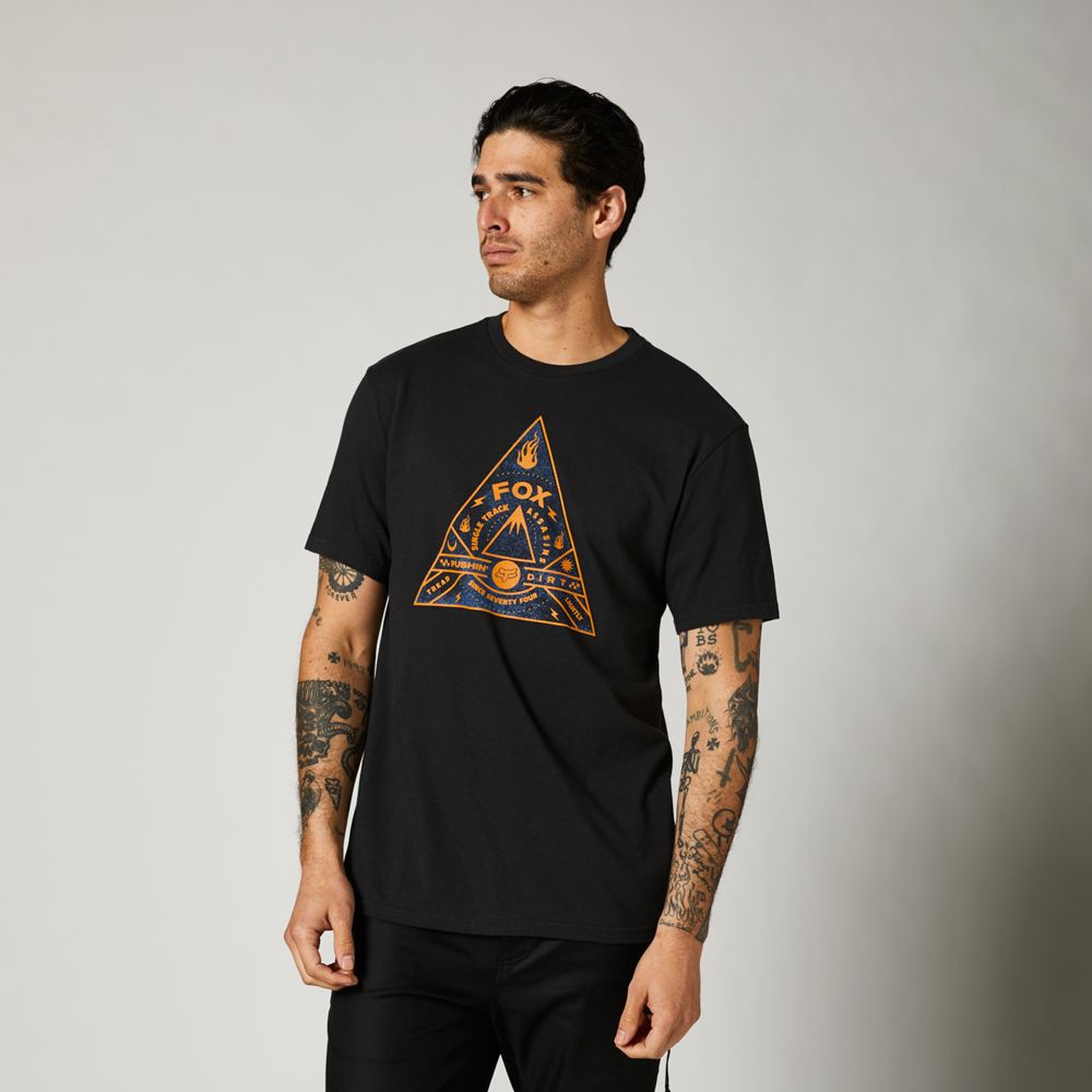 Polera Lifestyle Single Track Negro Fox Racing - Rideshop