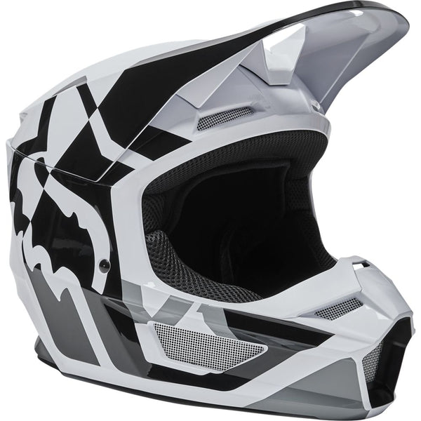 FOX Casco Moto V1 Lux Blanco - Rideshop