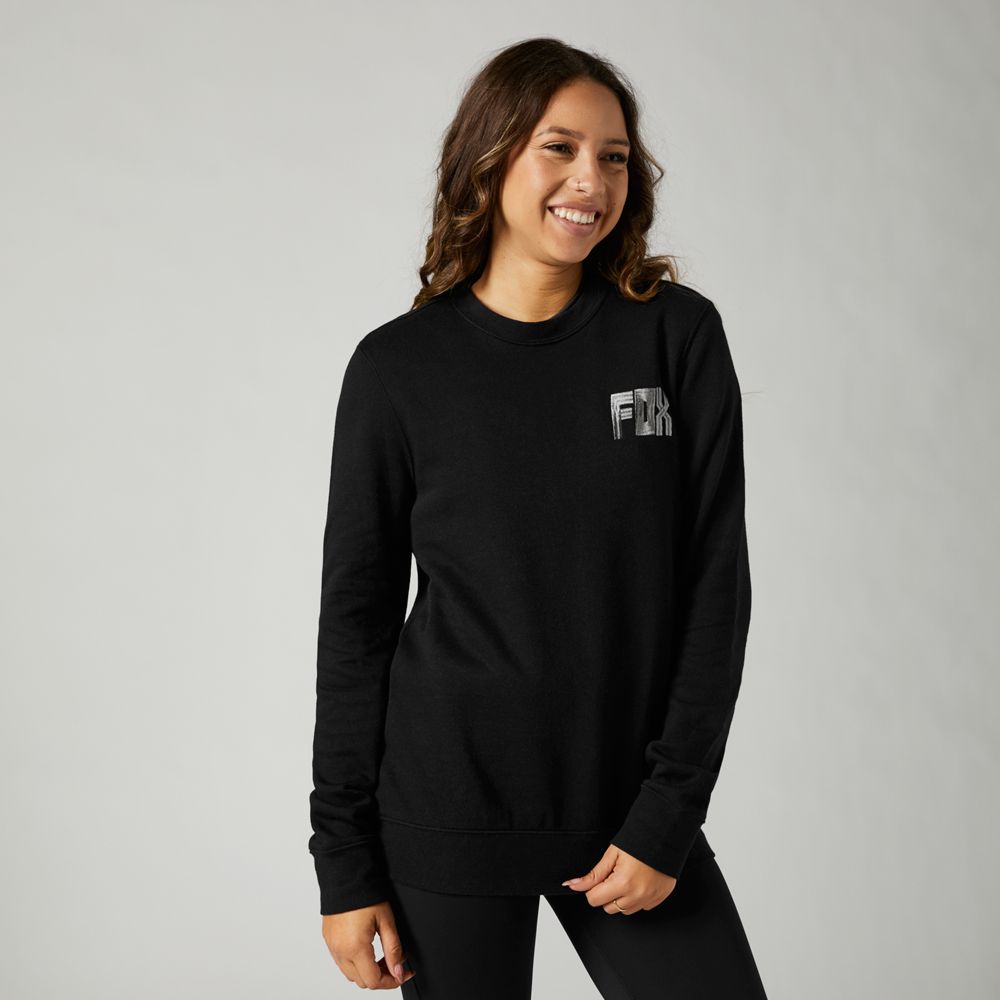 FOX Poleron Lifestyle Mujer Sent Negro - Rideshop