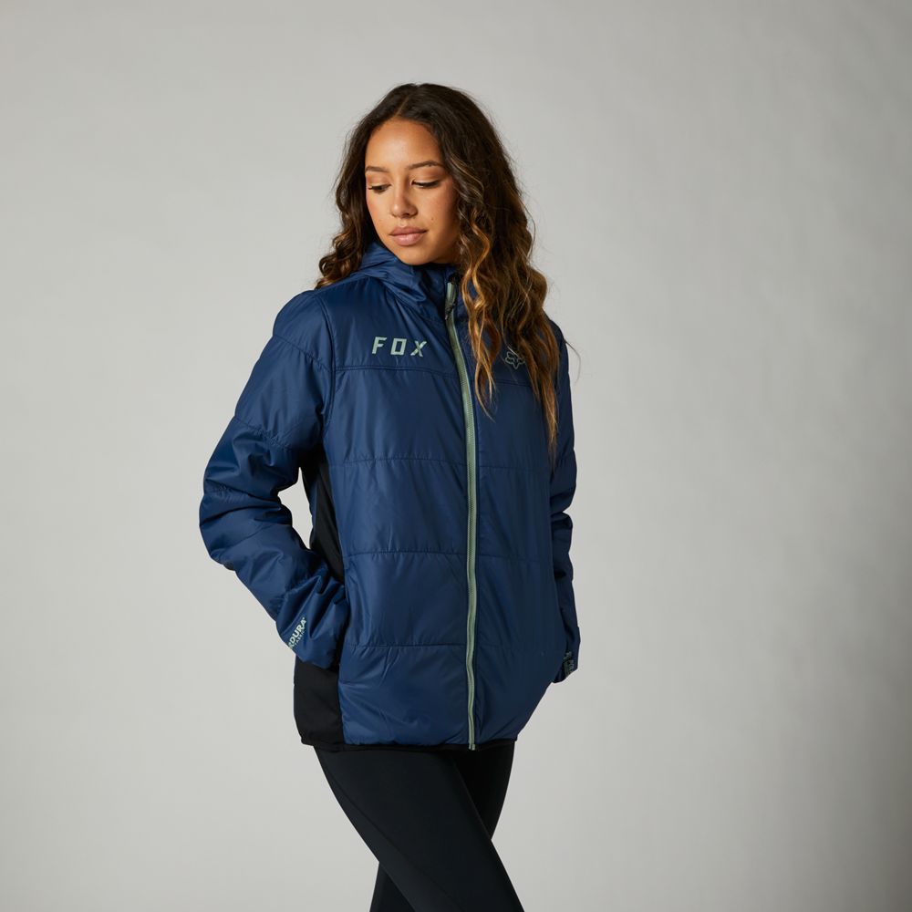 FOX Chaqueta Lifestyle Mujer Ridgeway Azul - Rideshop