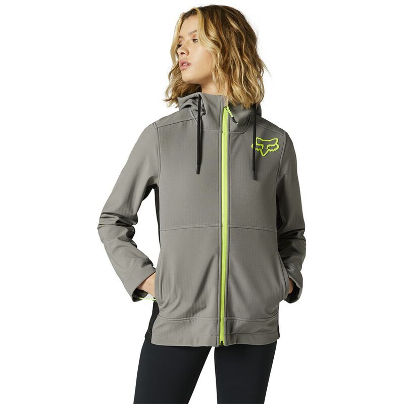 FOX Chaqueta Lifestyle Mujer Softshell Pit Gris - Rideshop