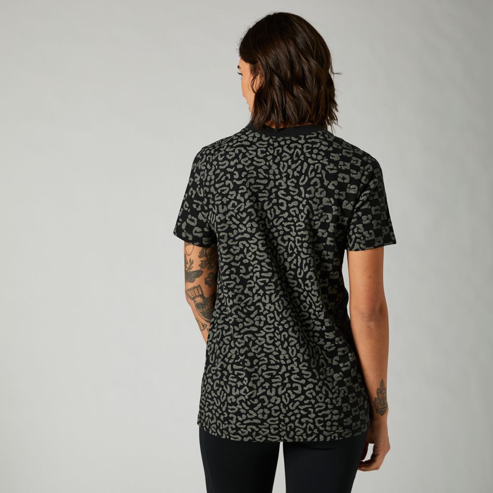 FOX Polera Lifestyle Mujer Cheetah Check Negro - Rideshop