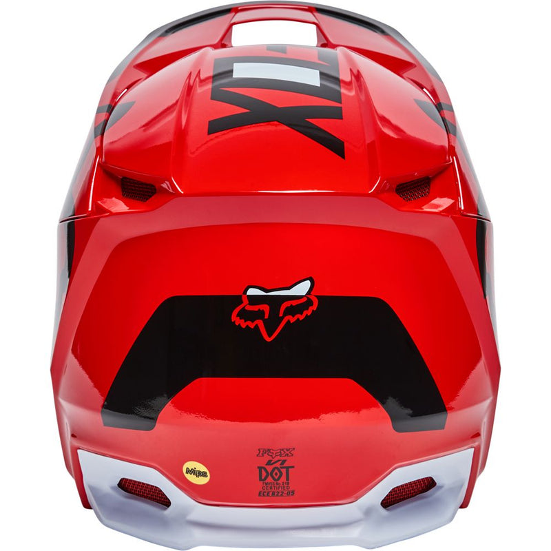 FOX Casco Moto V1 Lux Rojo - Rideshop