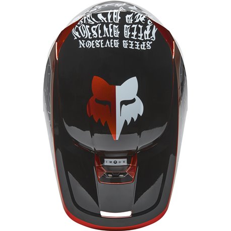 FOX Casco Moto V1 Peril Naranjo/Negro - Rideshop