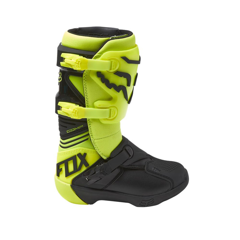 FOX Botas Moto Niño Comp Amarillo - Rideshop