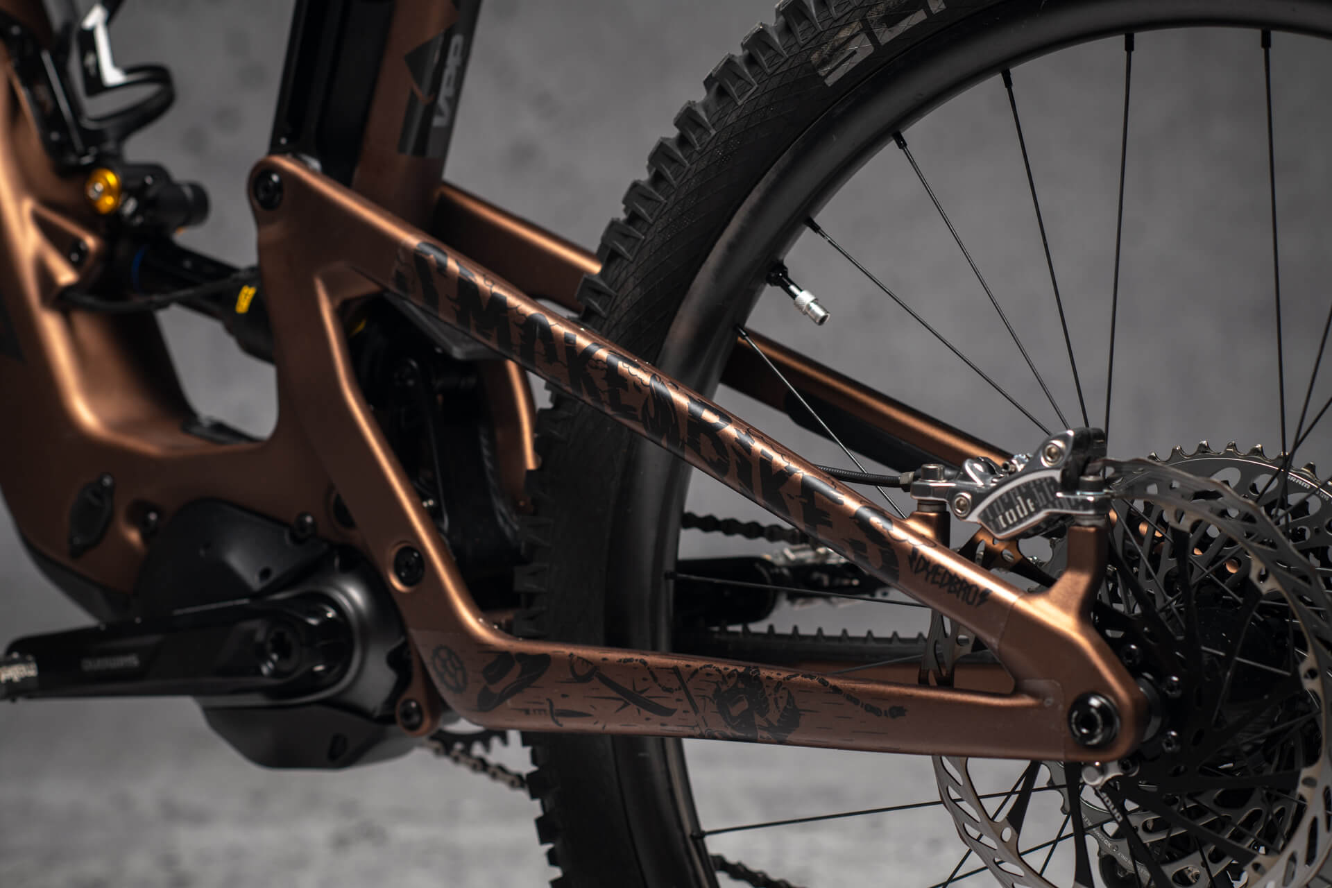 Dyedbro Protector Cuadro Bicicleta Pro Full E-Bike Fluor - Rideshop
