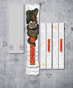 Dyedbro Protector Cuadro Bicicleta Pro Full E-Bike RRR Blanco - Rideshop