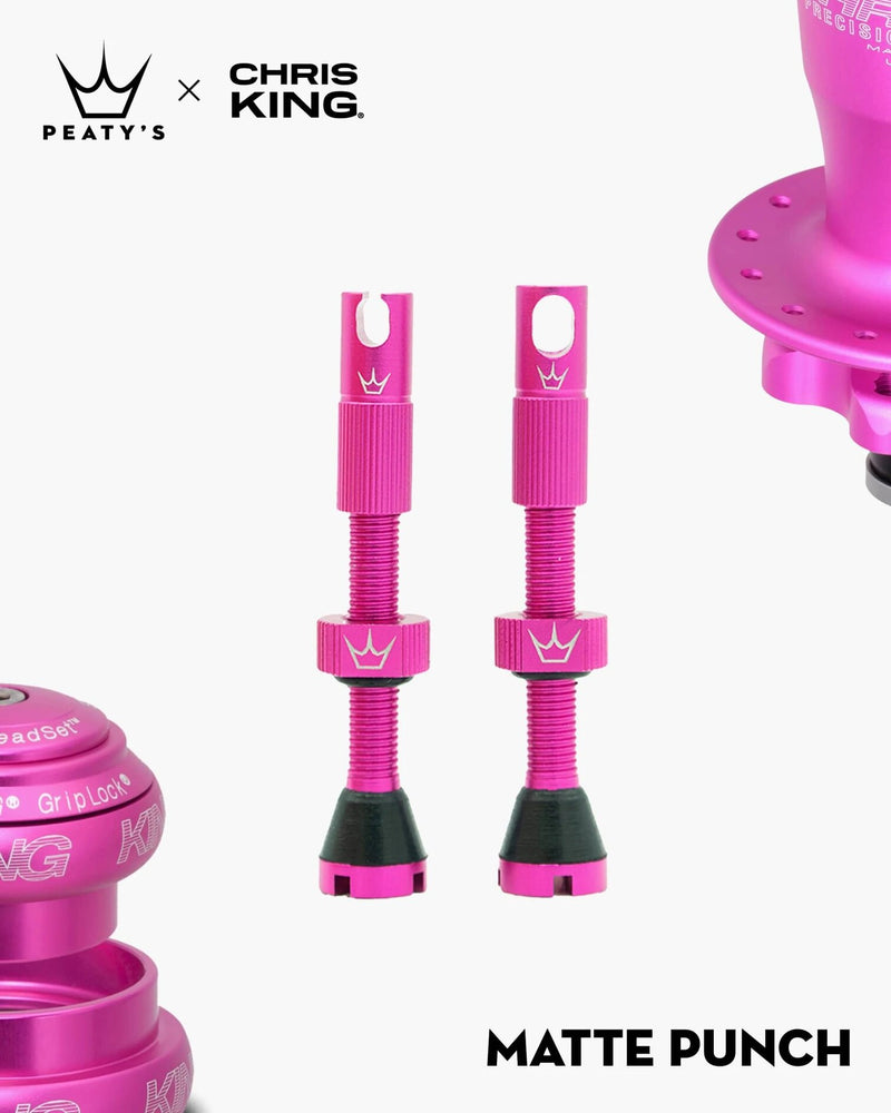 Peaty's Valvula Tubular Chris King 42Mm Rosado - Rideshop