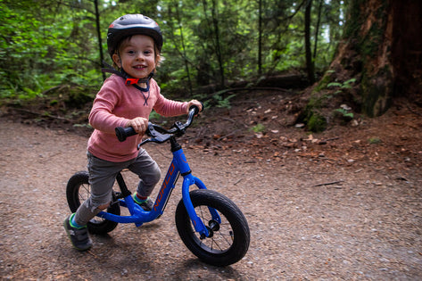 Bicicleta Infantil Runner 12" Azul/Naranjo Fox-Rideshop