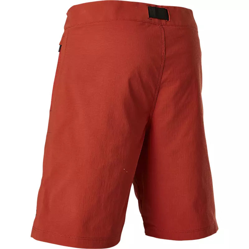 FOX Short Bicicleta Niño Ranger con Forro Rojo - Rideshop