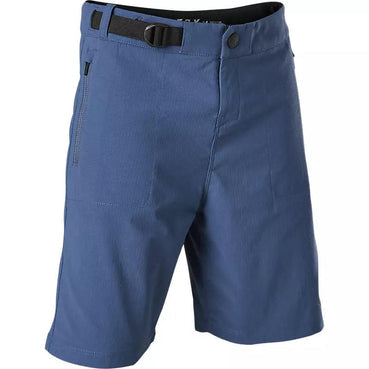 FOX Short Bicicleta Niño Ranger con Forro Azul - Rideshop