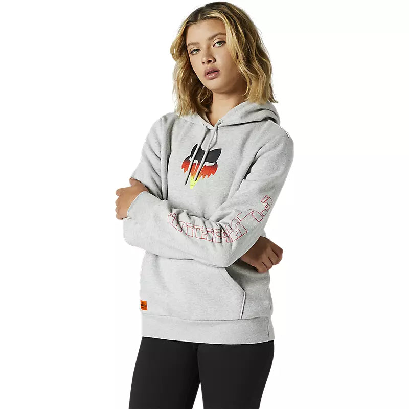 FOX Poleron Lifestyle Mujer Skarz Gris - Rideshop