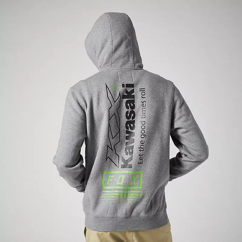 FOX Poleron Lifestyle Kawasaki Gris - Rideshop