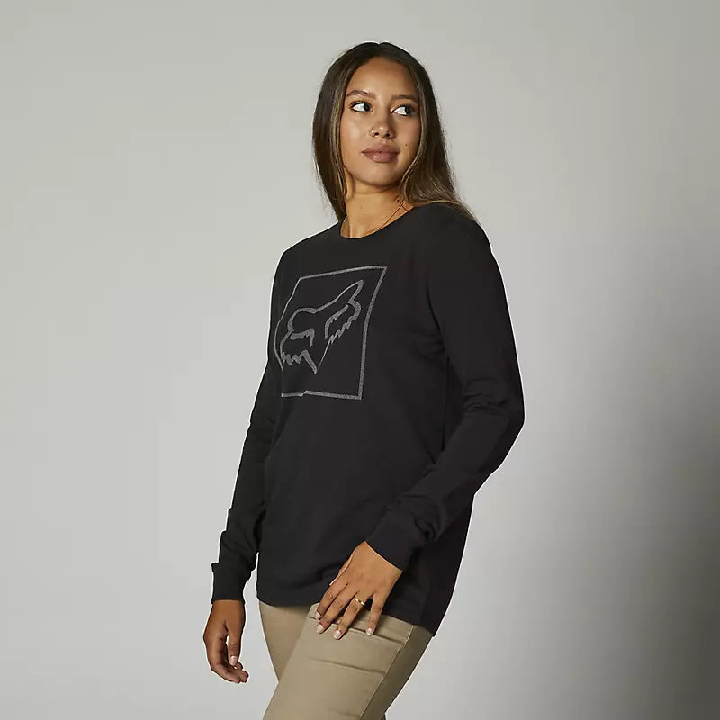 Polera Lifestyle Mujer Manga Larga Off Tilter Negro Fox Racing - Rideshop