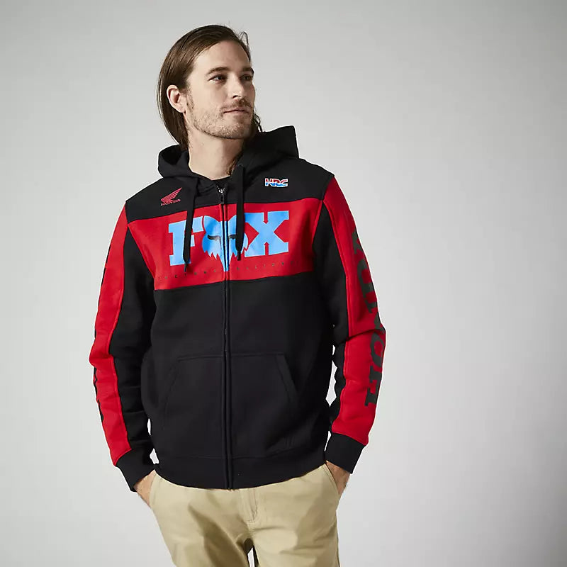 Poleron Lifestyle Fox Racing Honda Negro Fox Racing - Rideshop