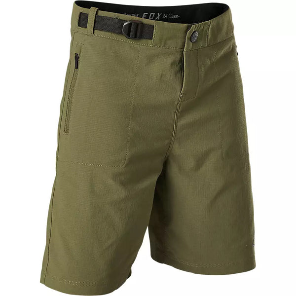 Fox Racing Short Bicicleta Niño Ranger con Forro Verde - Rideshop