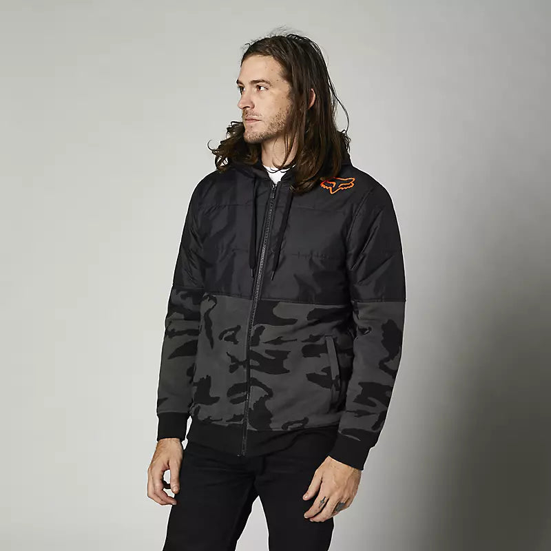 Poleron Lifestyle Lindon Sasquatch Negro Camo Fox Racing - Rideshop