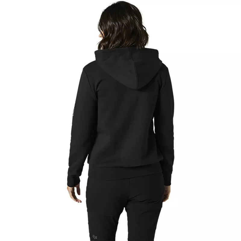 Poleron Lifestyle Mujer Skarz Negro Fox Racing - Rideshop