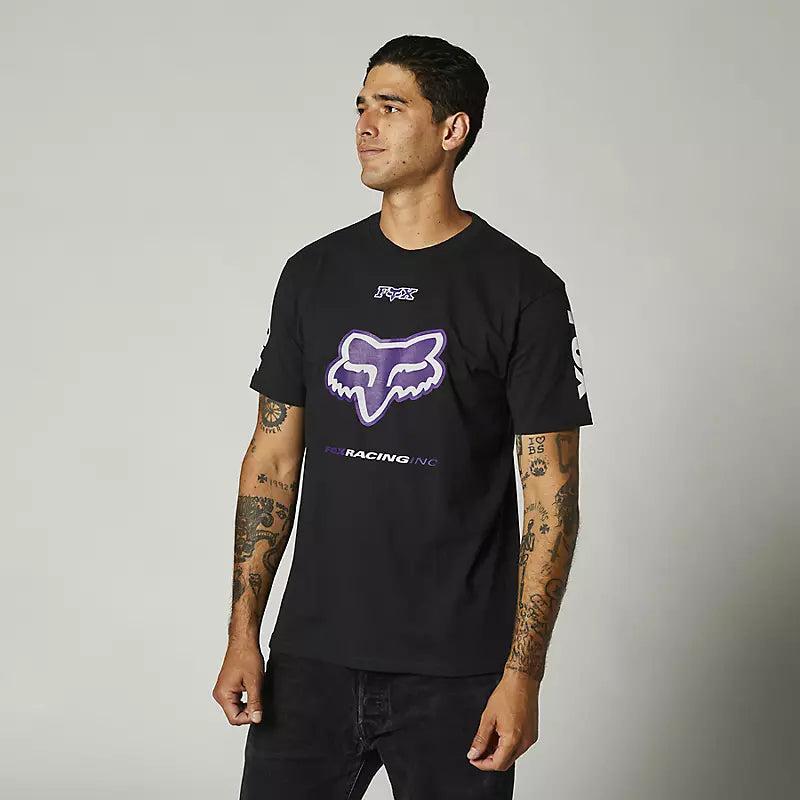 FOX Polera Lifestyle Octaine SS Tee Negro - Rideshop