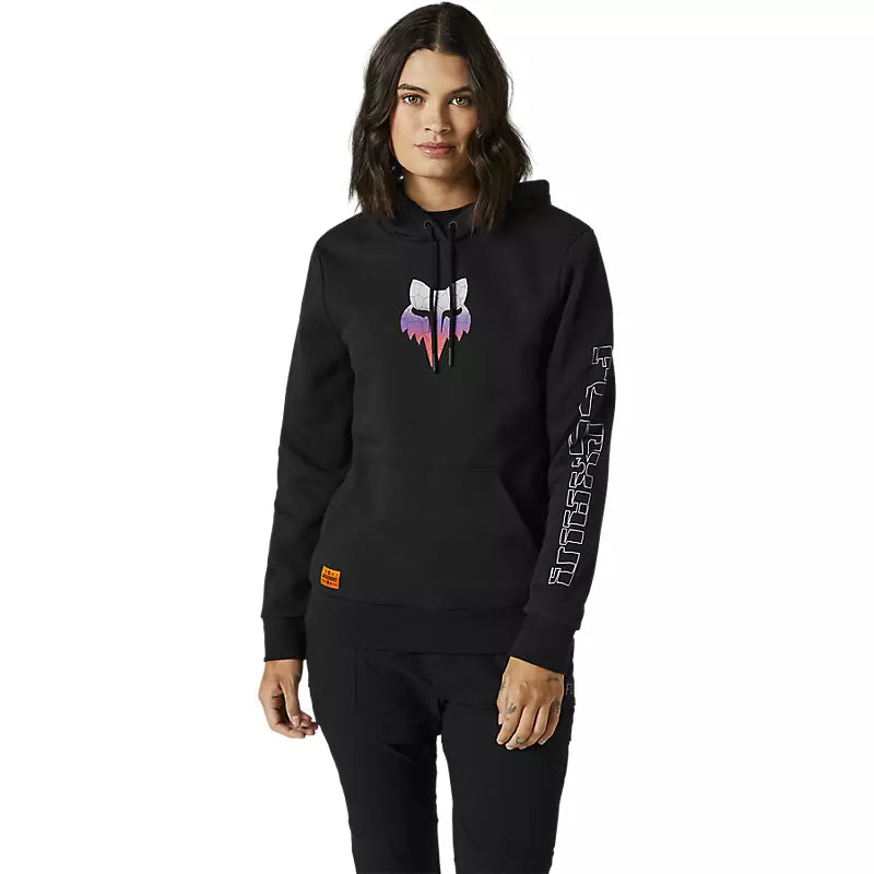 Poleron Lifestyle Mujer Skarz Negro Fox Racing - Rideshop