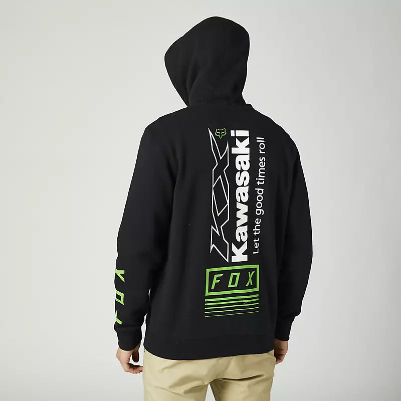 FOX Poleron Lifestyle Kawasaki Negro - Rideshop