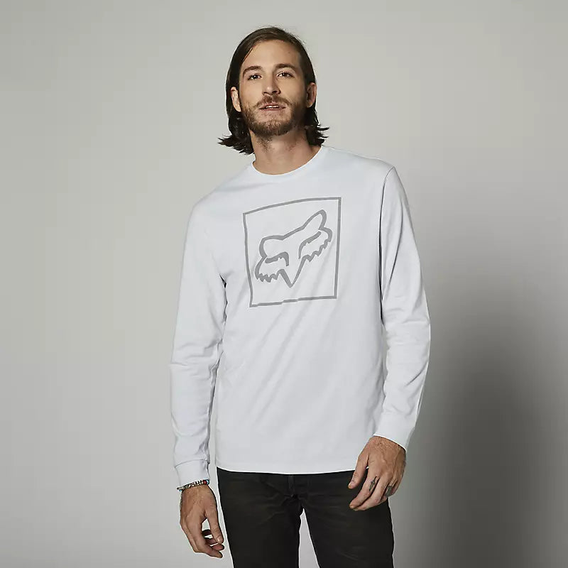 FOX Polera Lifestyle Manga Larga Off Tilter Blanco - Rideshop