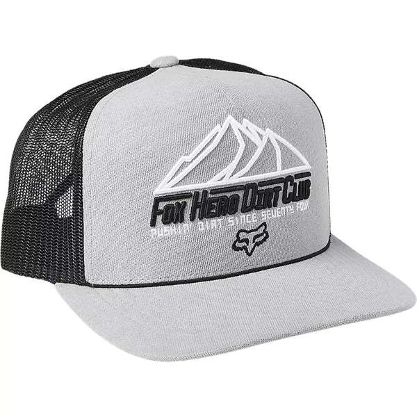 Gorro Jockey Lifestyle Hero Dirt Snapback Gris Fox Racing - Rideshop