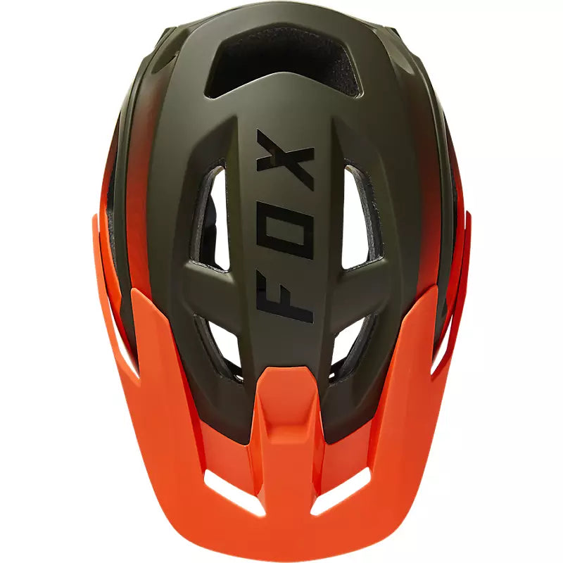 FOX Casco Bicicleta Speedframe Pro Fade Verde/Naranjo - Rideshop