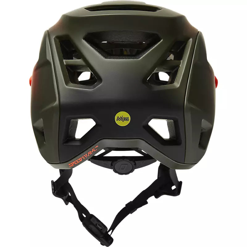 FOX Casco Bicicleta Speedframe Pro Fade Verde/Naranjo - Rideshop