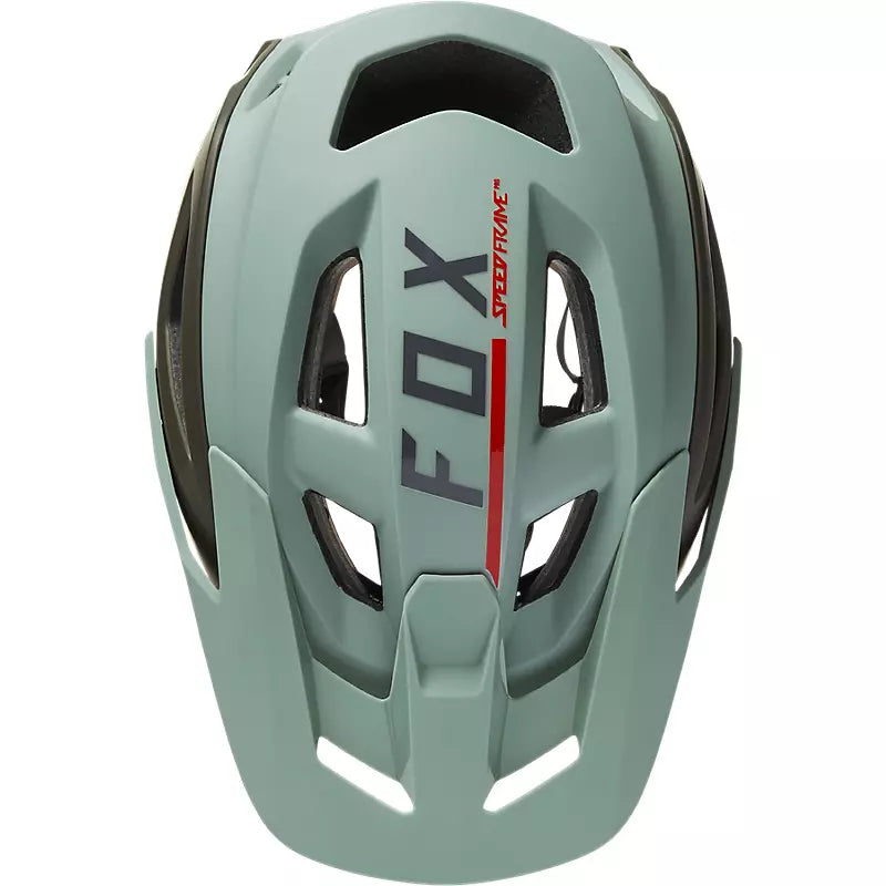 Casco Bicicleta Speedframe Pro Blocked Verde Fox Racing - Rideshop