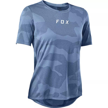 Polera Bicicleta Mujer Ranger Drirelease Azul Fox Racing - Rideshop