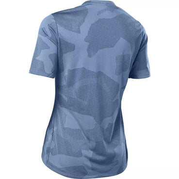 Polera Bicicleta Mujer Ranger Drirelease Azul Fox Racing - Rideshop