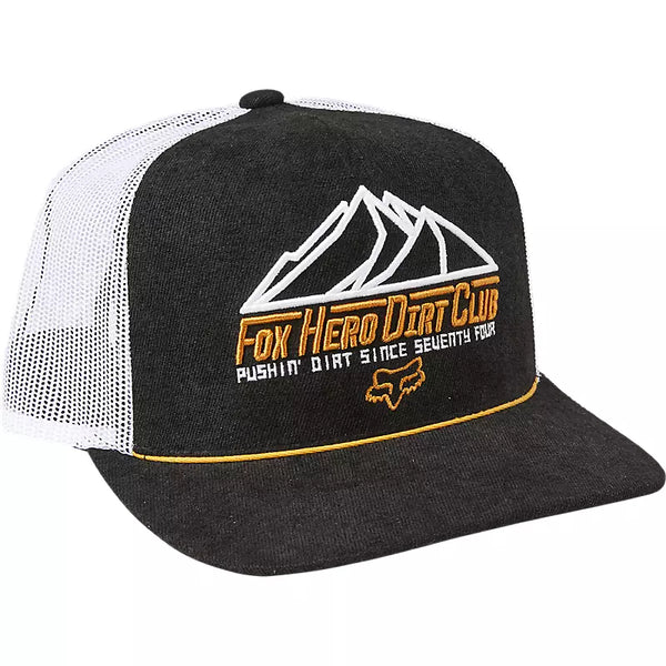 FOX Gorro Jockey Lifestyle Hero Dirt Snapback Negro - Rideshop