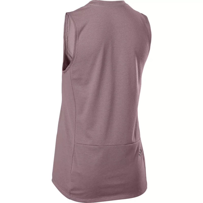 FOX Polera Bicicleta Mujer Ranger Drirelease® Sin Mangas Morado - Rideshop