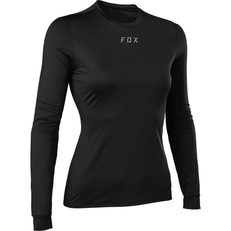 FOX Primera Capa Bicicleta Mujer Tecbase Manga Larga Negro - Rideshop