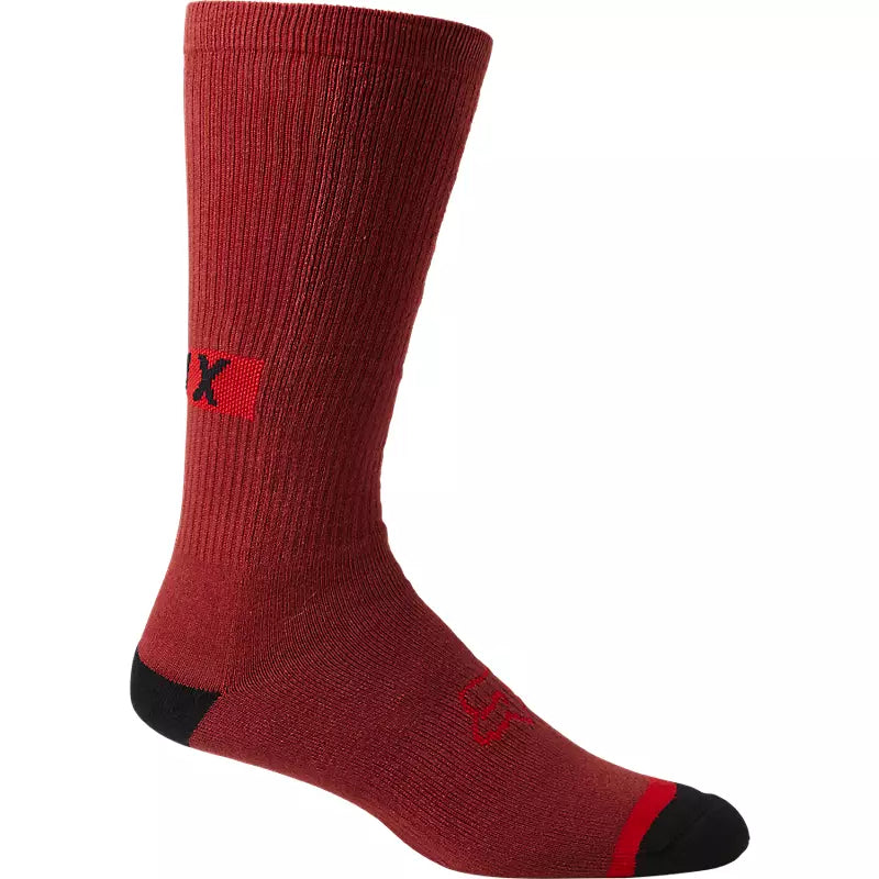 FOX Calcetines Bicicleta 10" Defend Crew Rojo-Rideshop