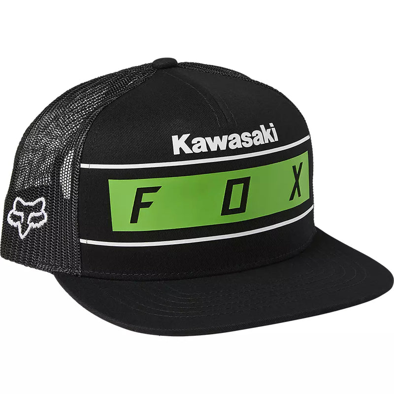 FOX Gorro Jockey Lifestyle Kawasaki Stripes Snapback Negro-Rideshop