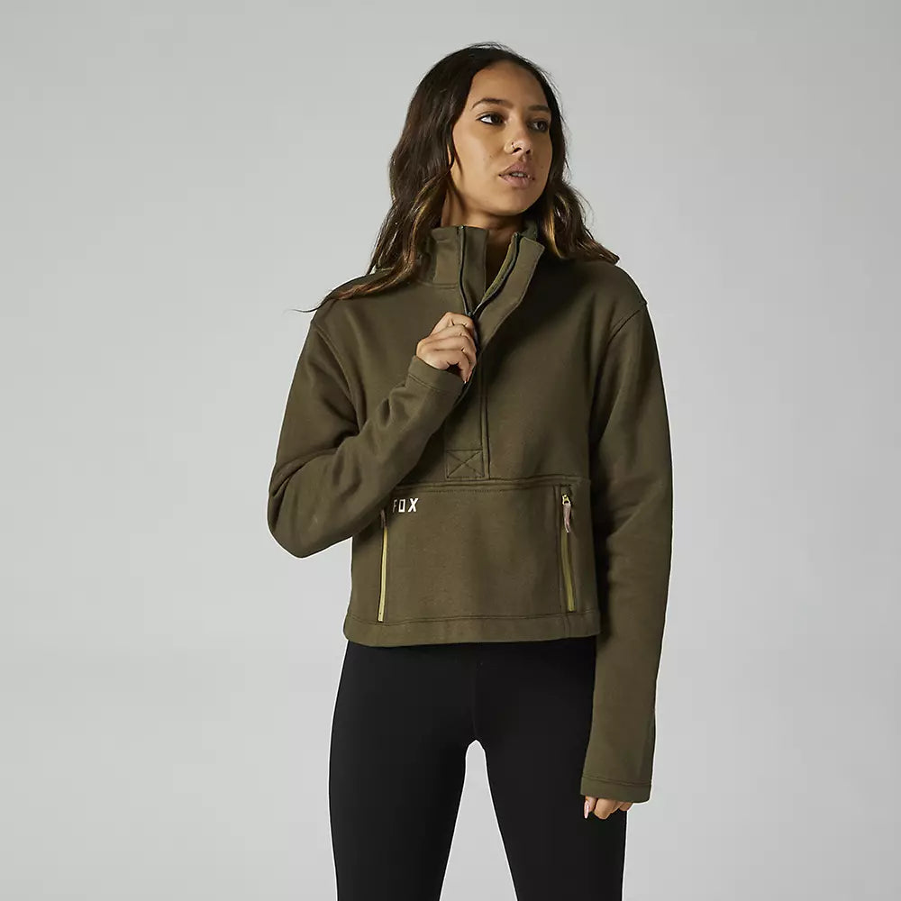 FOX Poleron Lifestyle Mujer Calibrated DWR Verde - Rideshop