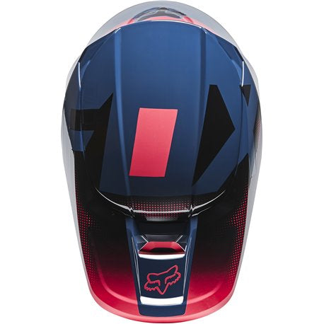 FOX Casco Moto Niño V1 Dier Ece Azul/Rosado - Rideshop