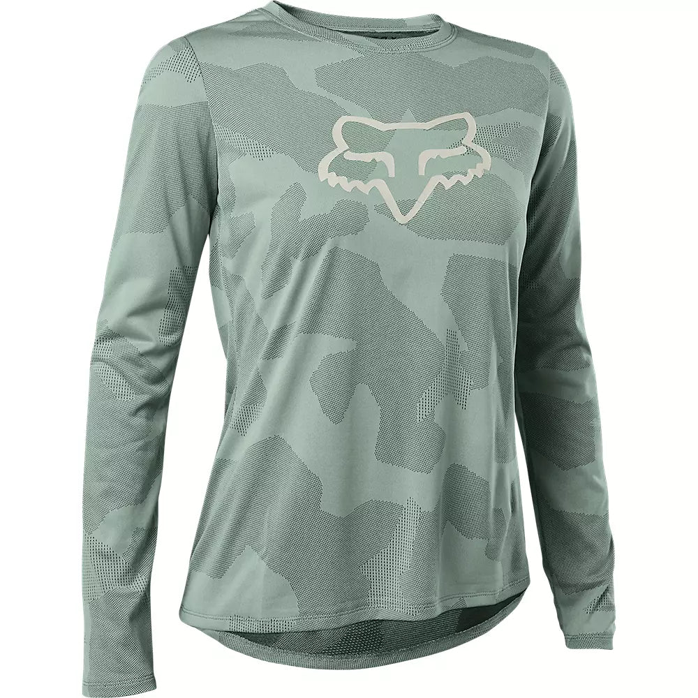 FOX Polera Bicicleta Mujer Ranger Trudri™ Verde Agua - Rideshop