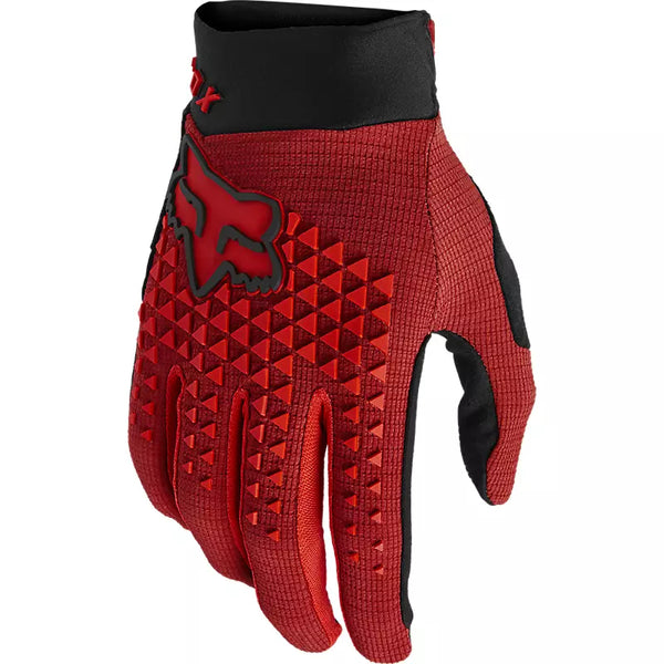 FOX Guantes Bicicleta Defend Rojo - Rideshop