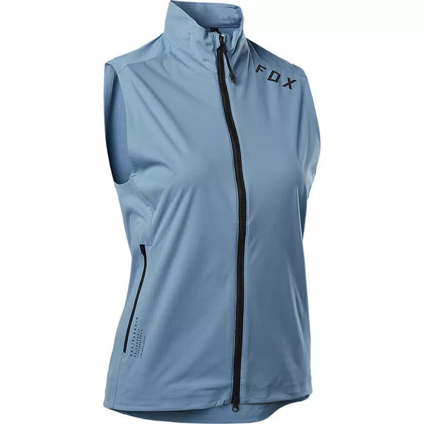 FOX Chaqueta Bicicleta Mujer Flexair Sin Mangas Celeste - Rideshop