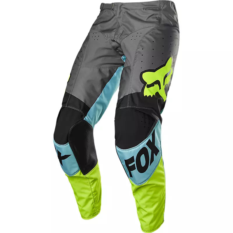 FOX Pantalon Moto 180 Trice Gris/Amarillo - Rideshop